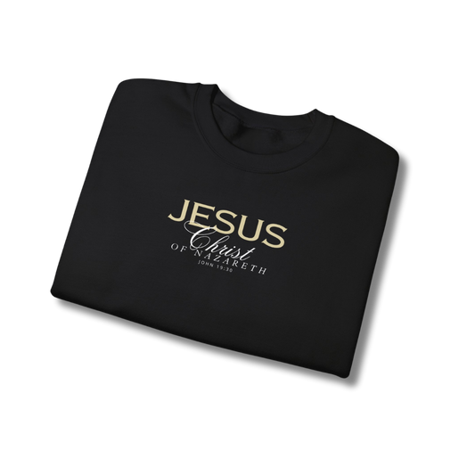 Jesus Christ of Nazareth Crown of Thorns Crewneck