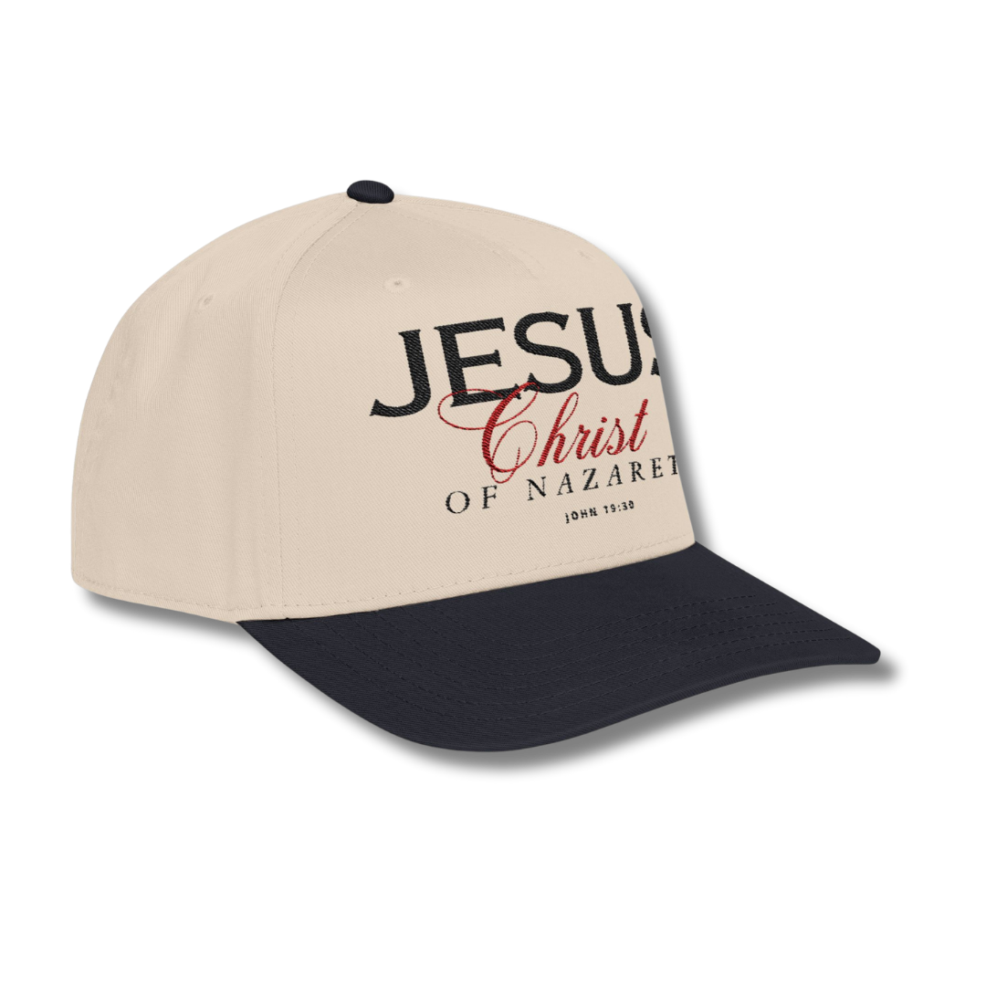 Jesus Christ of Nazareth John 19:30 Snapback - Black