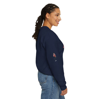 Saint Carlo Acutis God's Influencer Crewneck - Navy