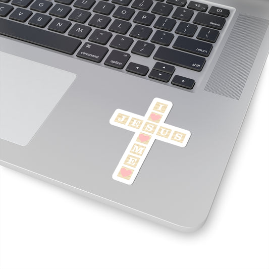 I love Jesus, Jesus loves me- Sticker