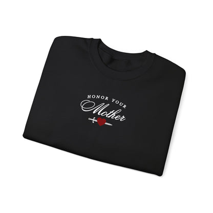 Honor Your Mother Crewneck - Black