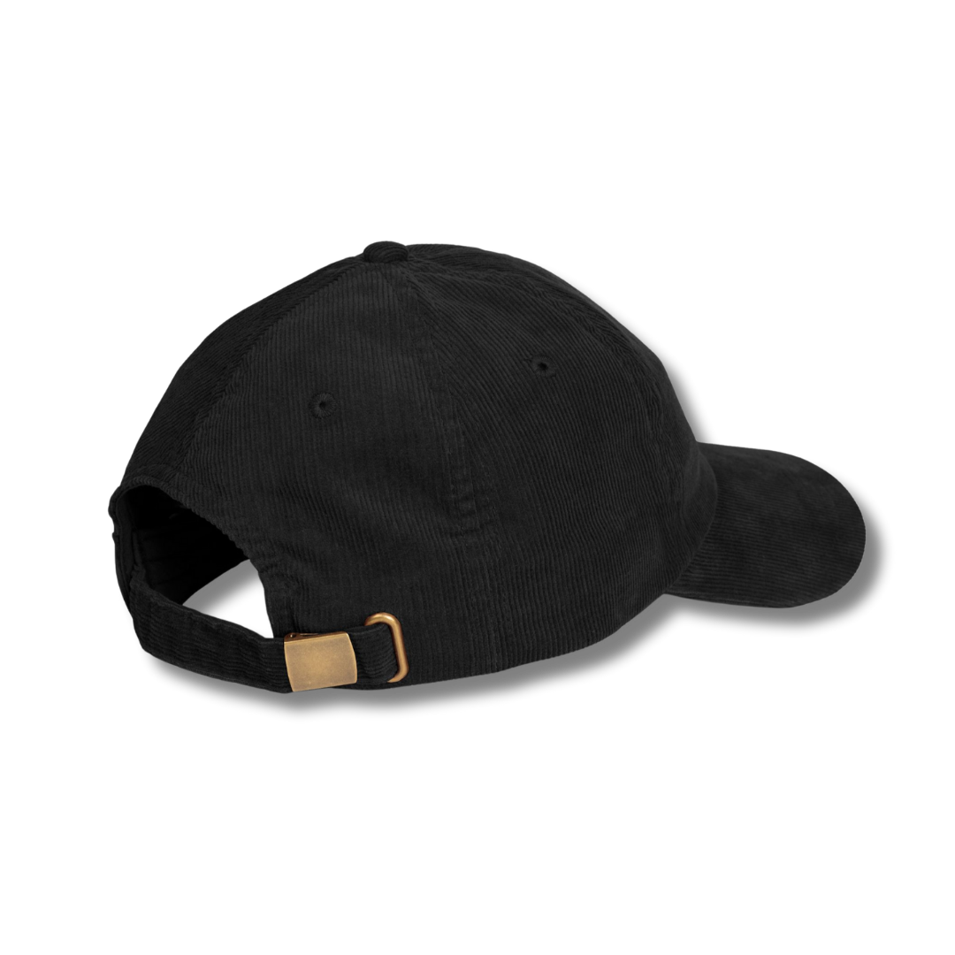 Memento Mori Embroidered Corduroy Baseball Hat