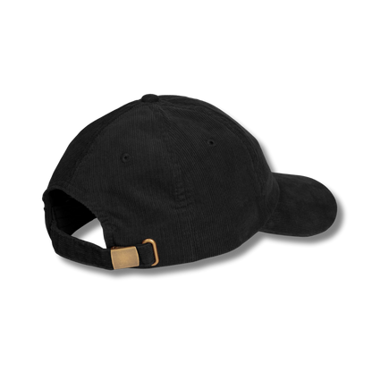 Memento Mori Embroidered Corduroy Baseball Hat