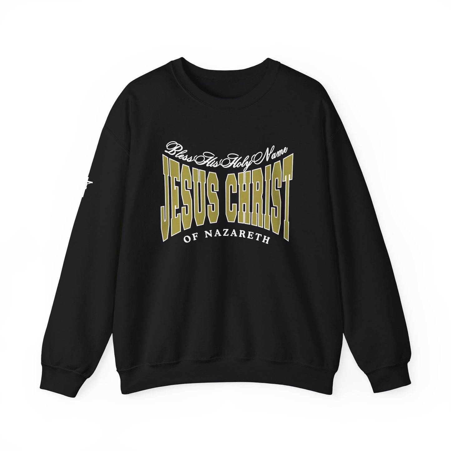 Jesus Christ of Nazareth Crewneck - Black