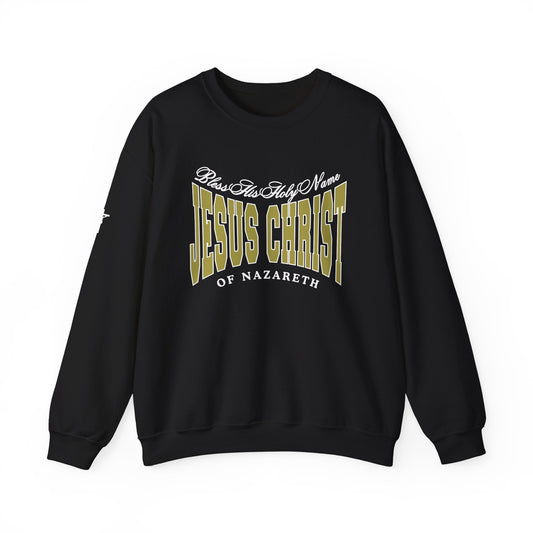 Jesus Christ of Nazareth Crewneck - Black