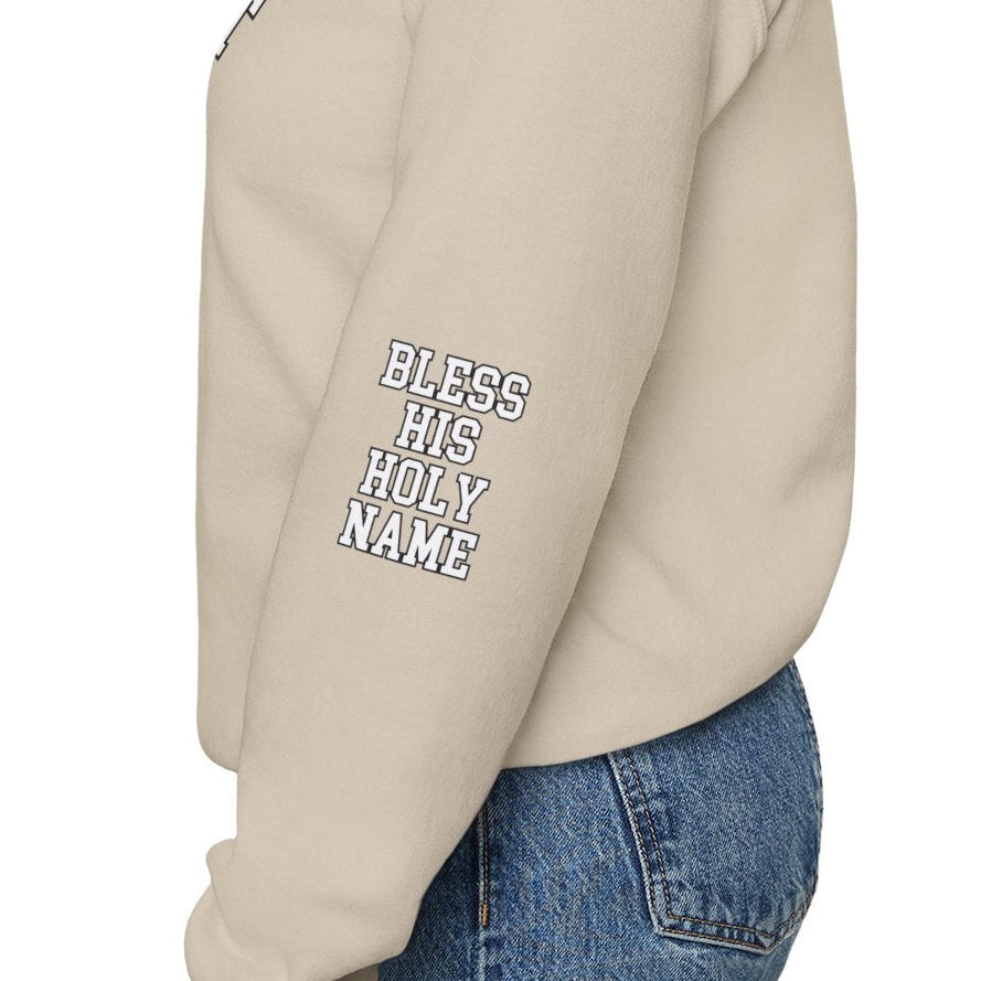 Bless His Holy Name Crewneck - Sand