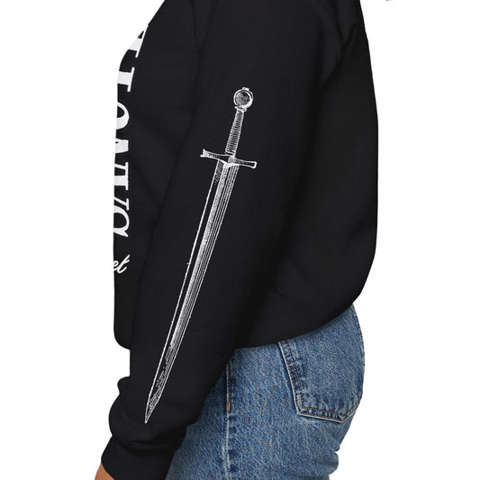 Saint Michael Defend us in battle Crewneck - Black