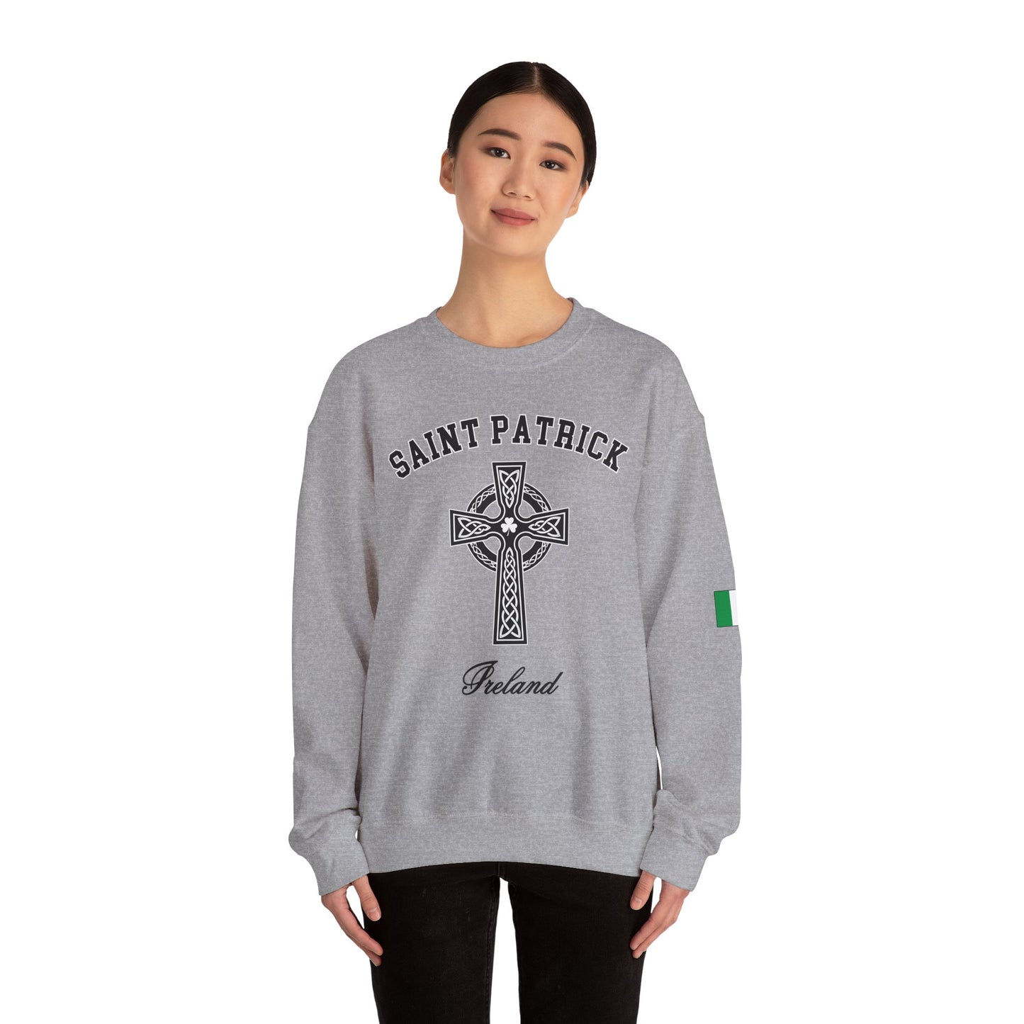 Saint Patrick Irish Flag Crewneck