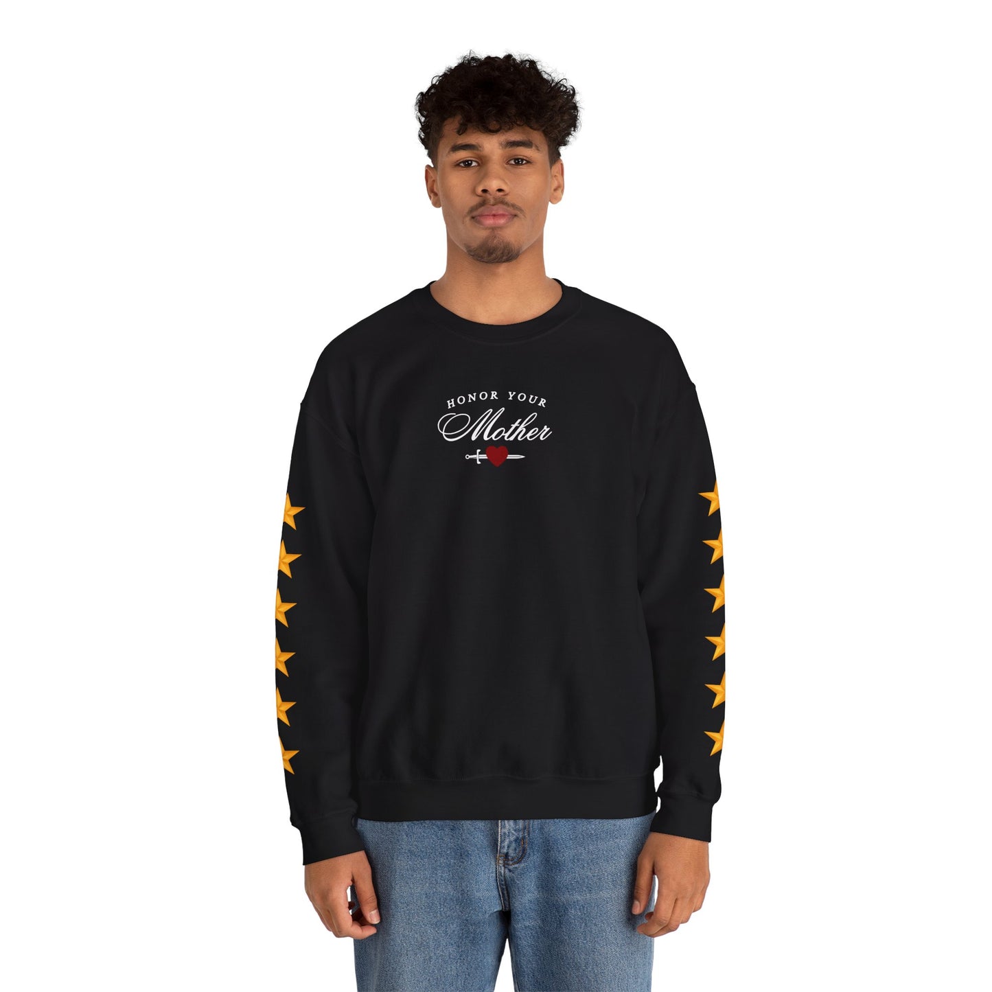 Honor Your Mother Crewneck - Black