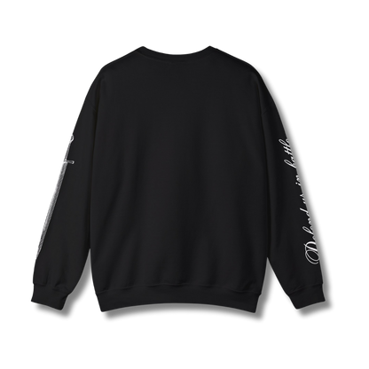 Saint Michael Defend us in battle Crewneck - Black