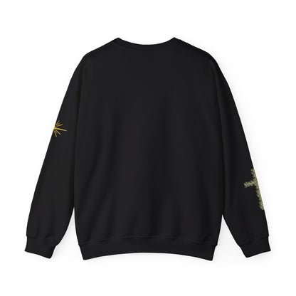 The Word Became Flesh Christmas Crewneck - Black