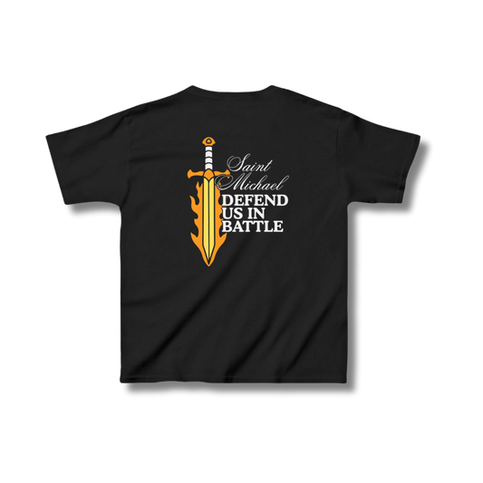 Saint Michael Defend us in Battle Youth Tee