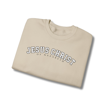 Bless His Holy Name Crewneck - Sand