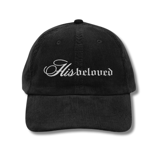 His Beloved Embroidered Corduroy Baseball Hat
