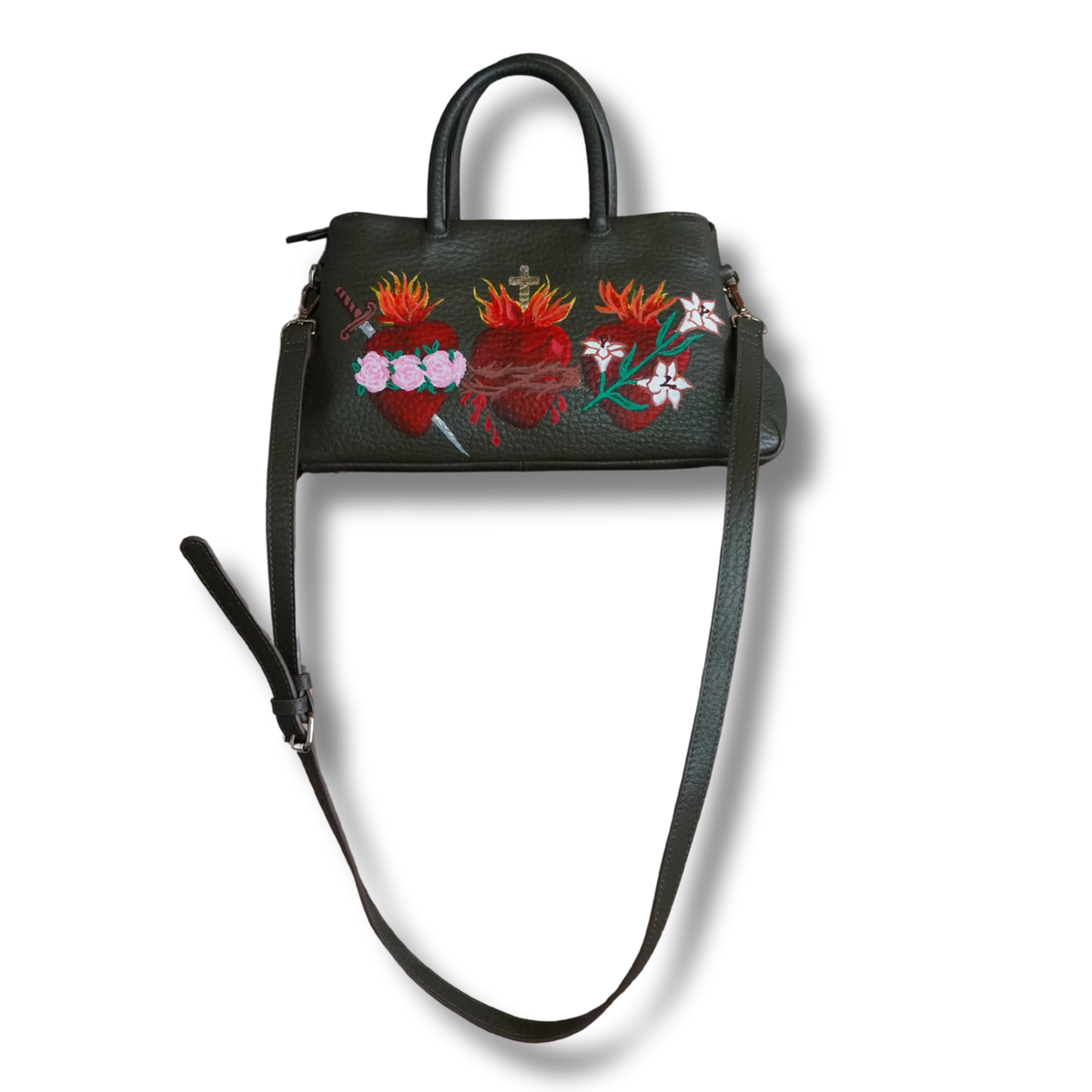 Holy Family Sacred Hearts Bag - Hunter Green