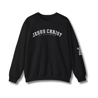 Bless His Holy Name Crewneck - Black
