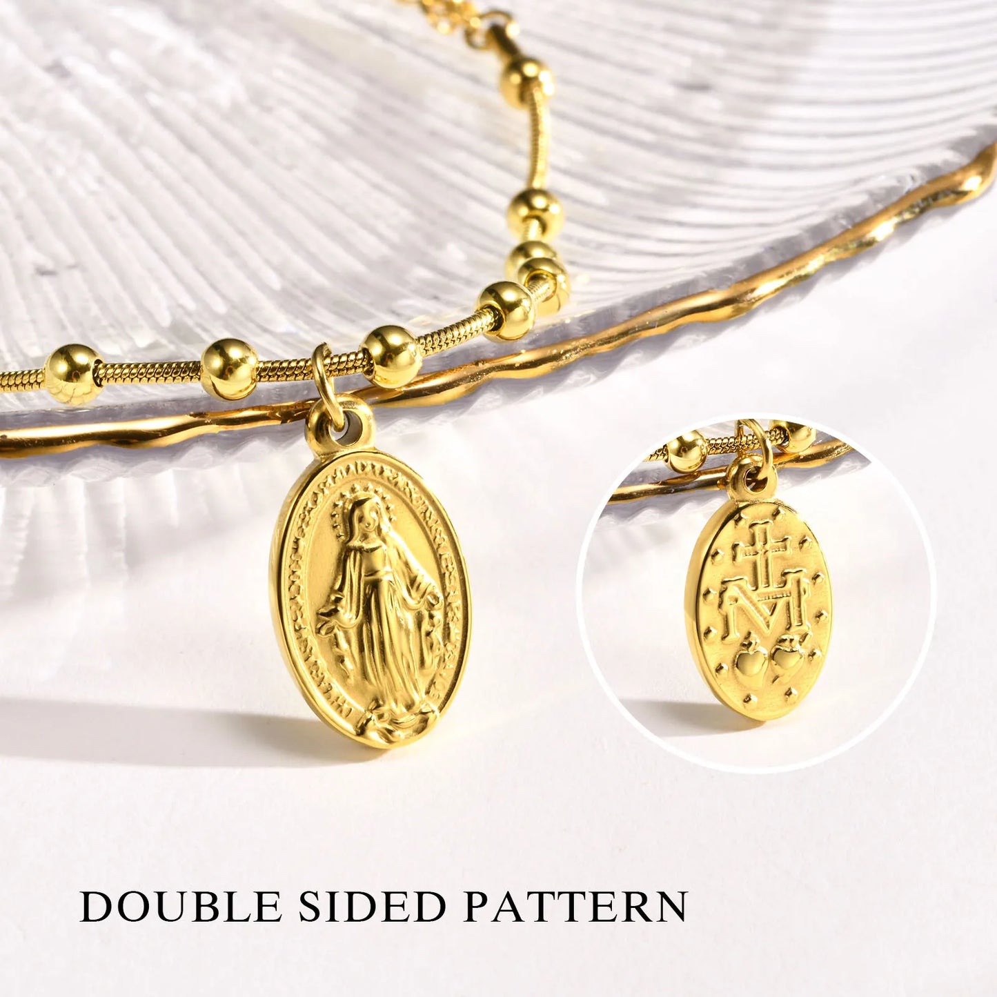Grace & Guidance Rosary Bracelet - Gold