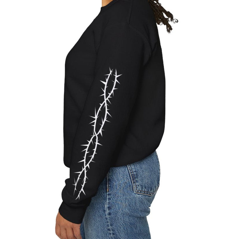 Jesus Christ of Nazareth Crown of Thorns Crewneck